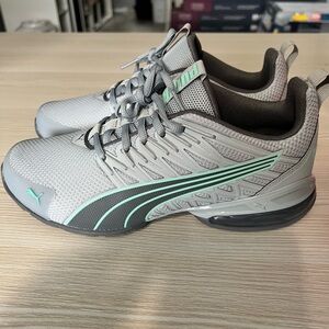 Womens PUMA Voltaic EVO Running Shoe - Cool Mid Gray / Mint / Cool Dark Gray
